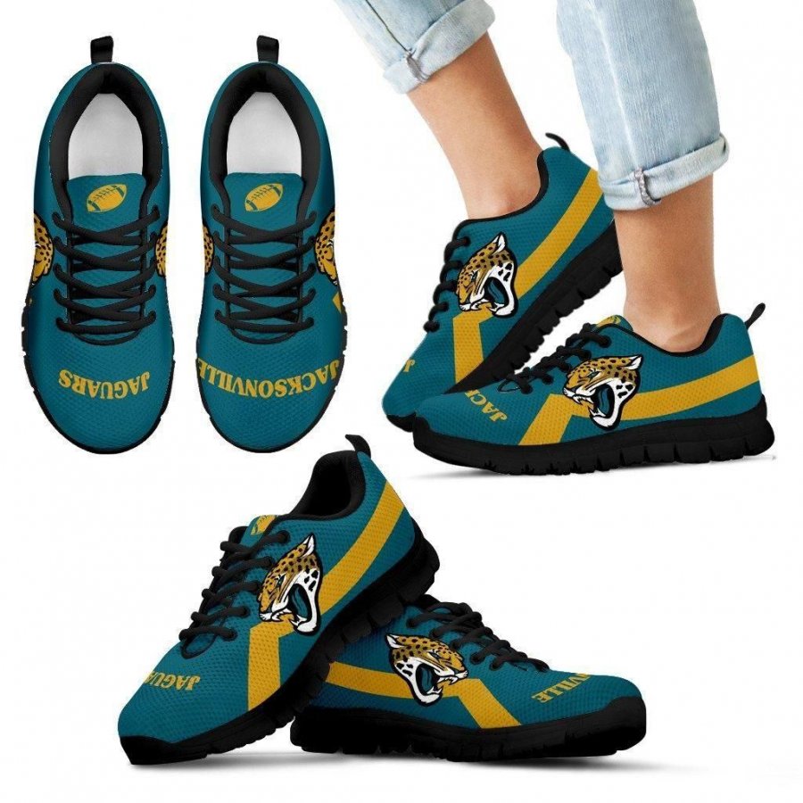 Jacksonville Jaguars Line Logo Sneakers #534