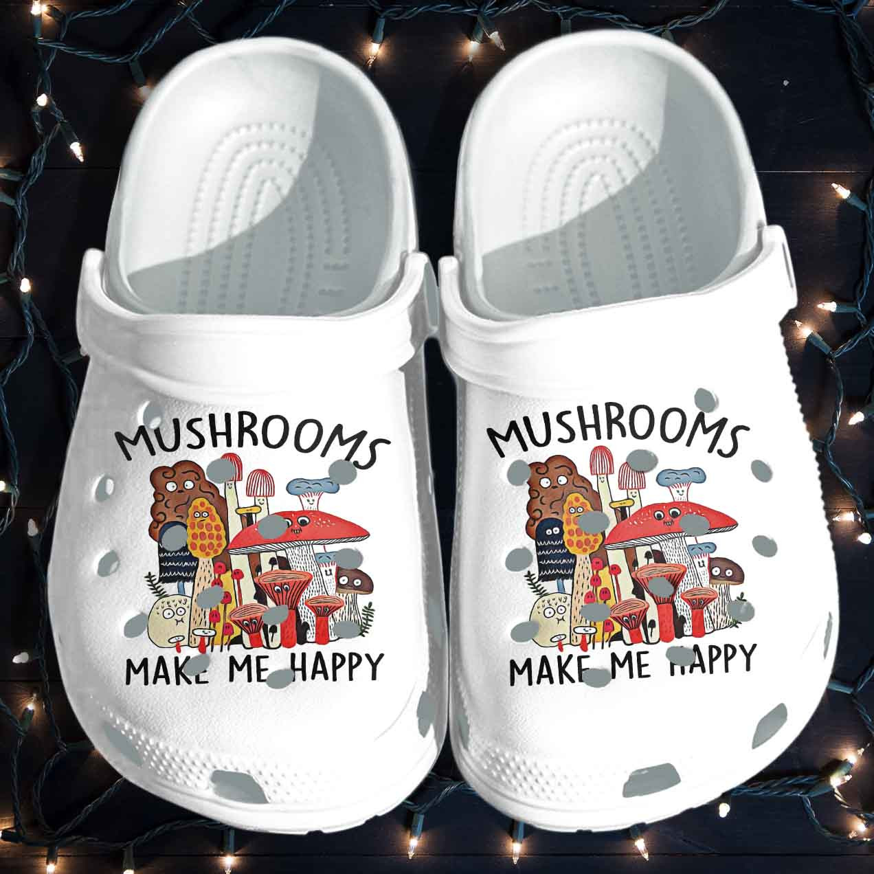 Happy Mushrooms Shoes Crocs Gift For &hellip;
