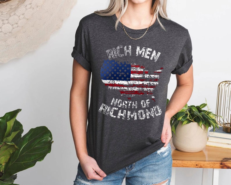 Rich Men North Of Richmond Shirt, Country Music Shirt, Pride Flag Shirt, Proud American Shirt, Usa Shirt