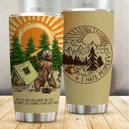 Wild Animal – Gf.Camping A Bear Kills Them Tumbler Oz/Oz