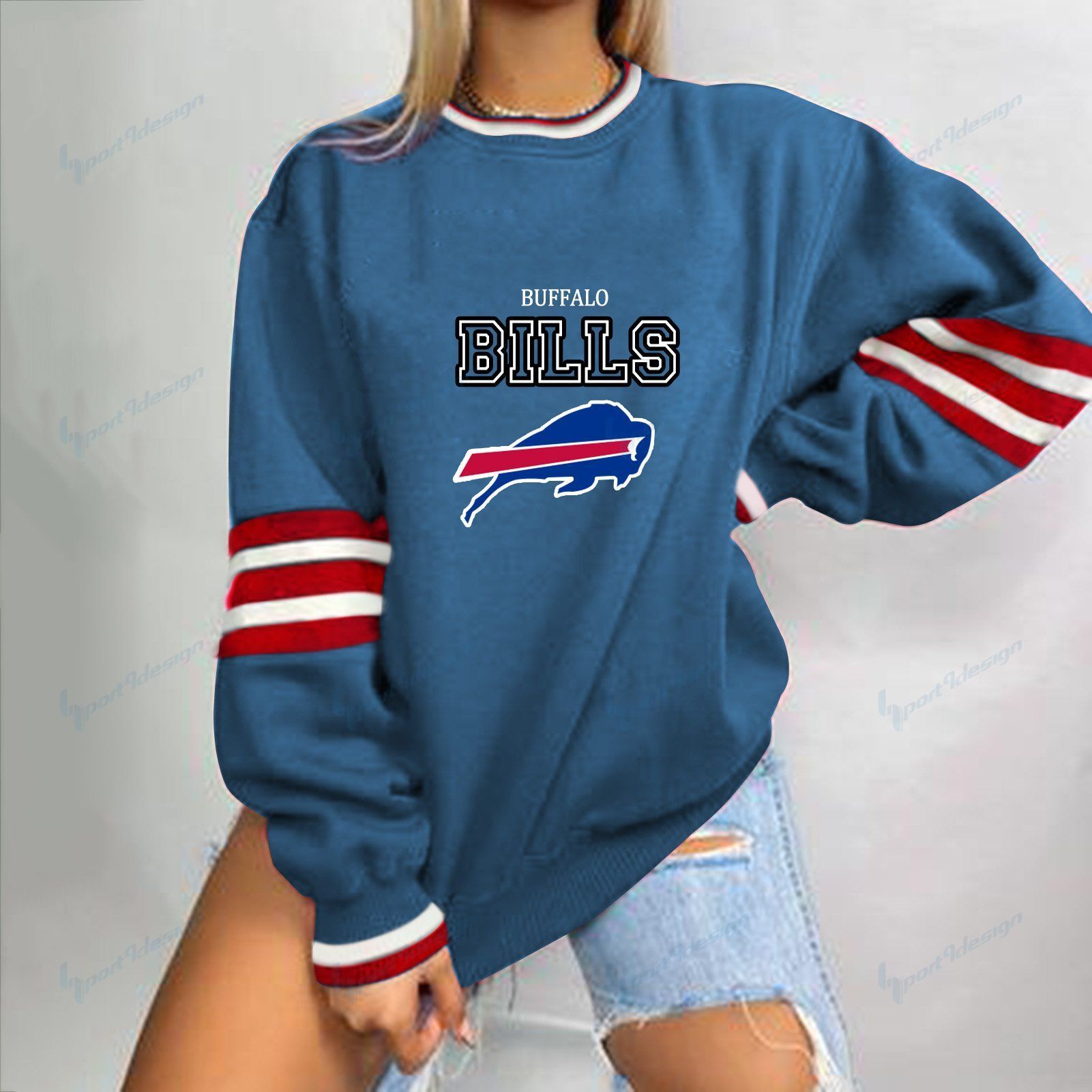 Buffalo Bills 3D Printed Sweater