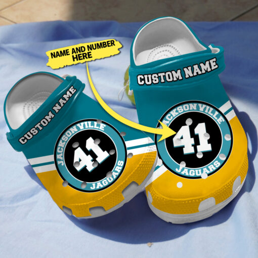 Jacksonville Jaguars Personalized  Crocs