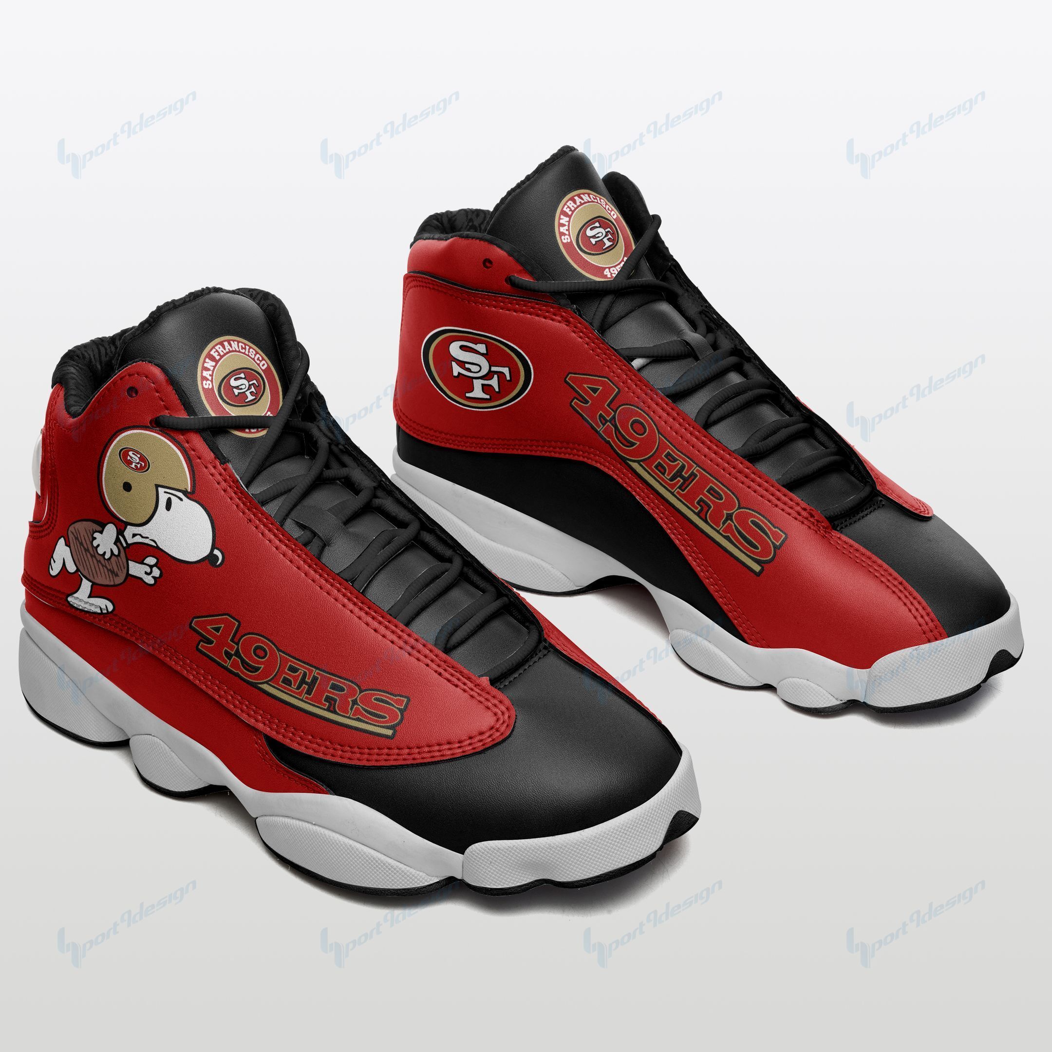 San Francisco 49ers Air JD13 Sneakers 570