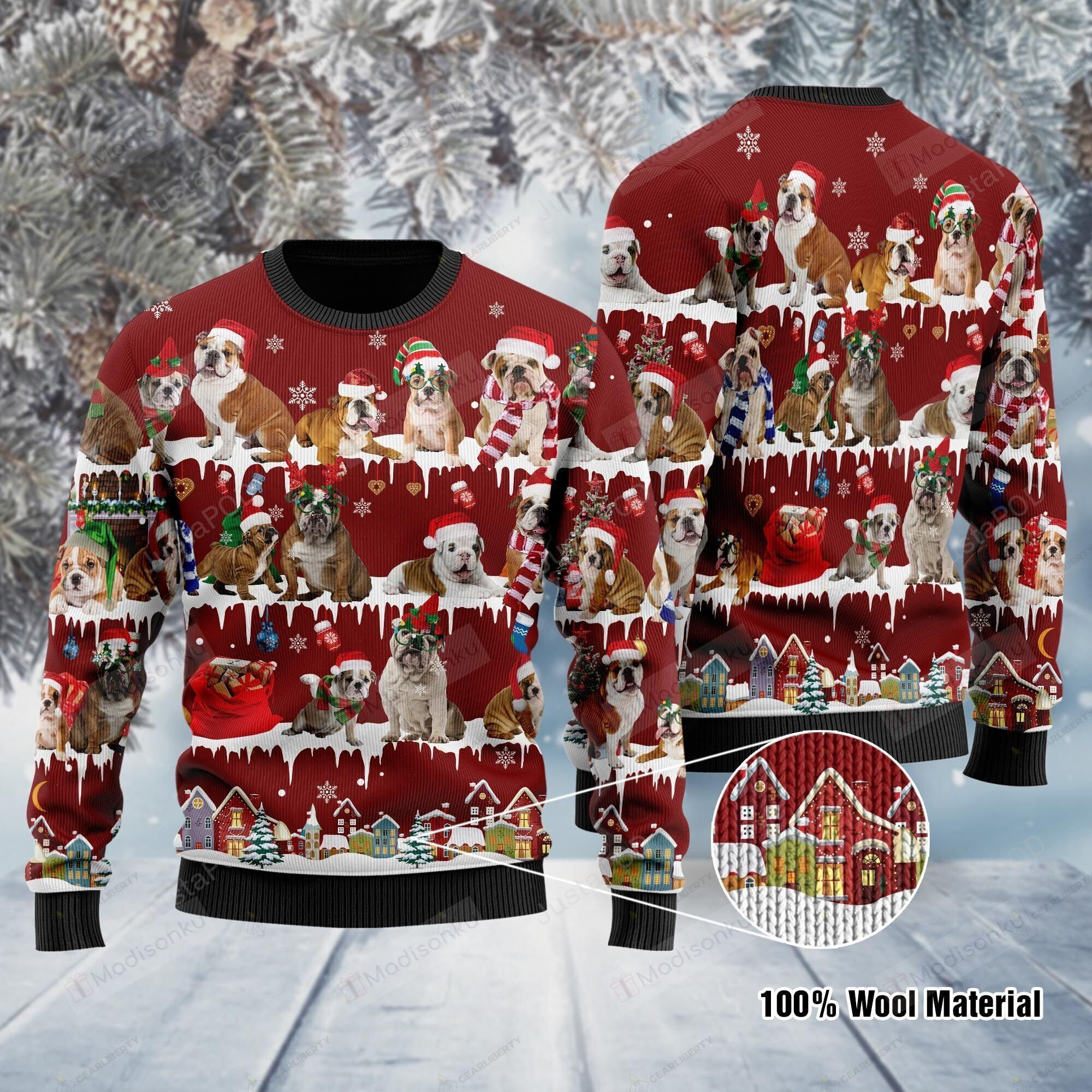 English Bulldog Ugly Christmas Sweater – TXTrend Shop