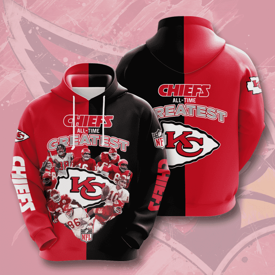 Chiefs All-Time Greatest Kansas City Chiefs 3D Printed Hoodie/Zipper Hoodie