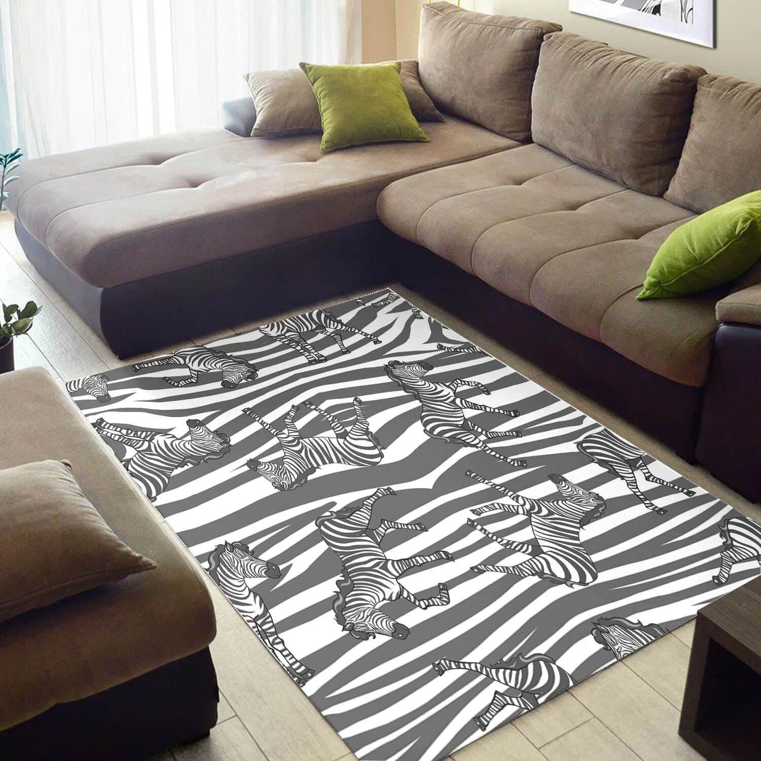Nice African Rug Nice African Print Animals African Design Floor Rug African Room Decor Bps3062
