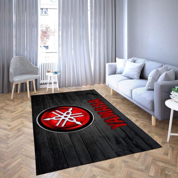 Yamaha Motorcycles Home Decor Rectangle Area Rug 9