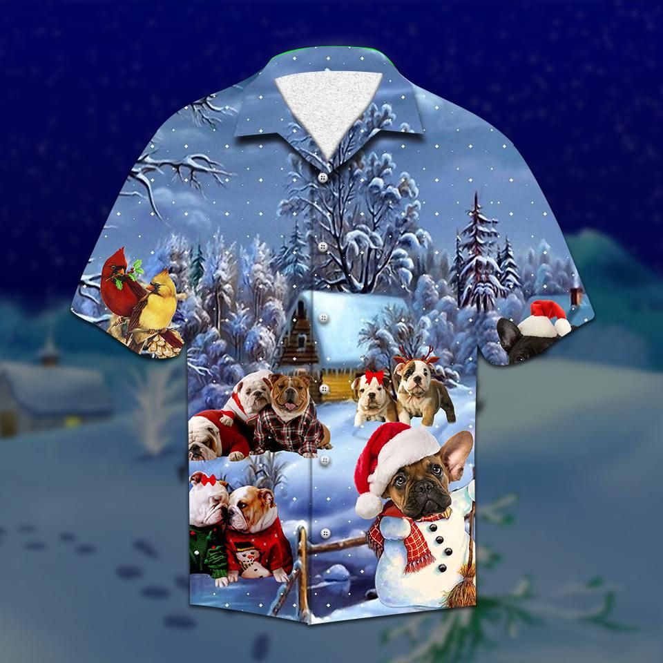 American Bulldog Christmas Hawaiian Shirt | Unisex | Adult | Hw2111