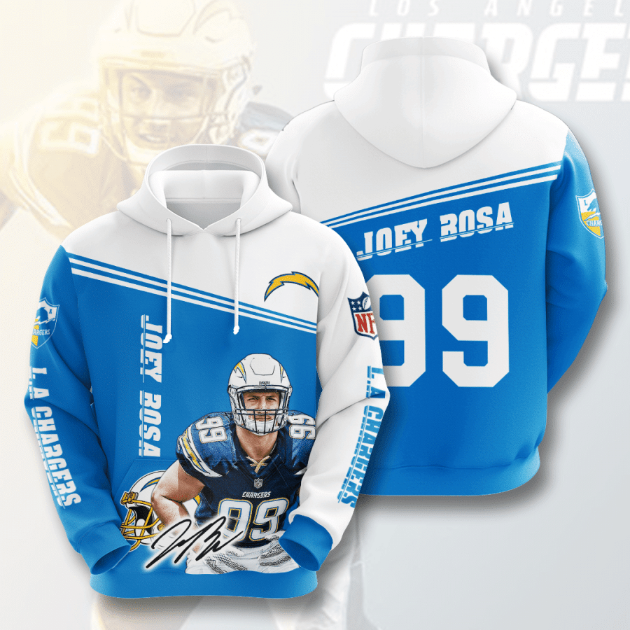 Joey Bosa Los Angeles Chargers Los Angeles Chargers 7 Unisex 3D Hoodie Gift For Fans