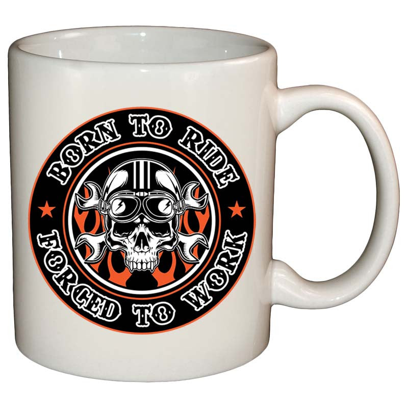 Born to Ride Forced to Work Mug