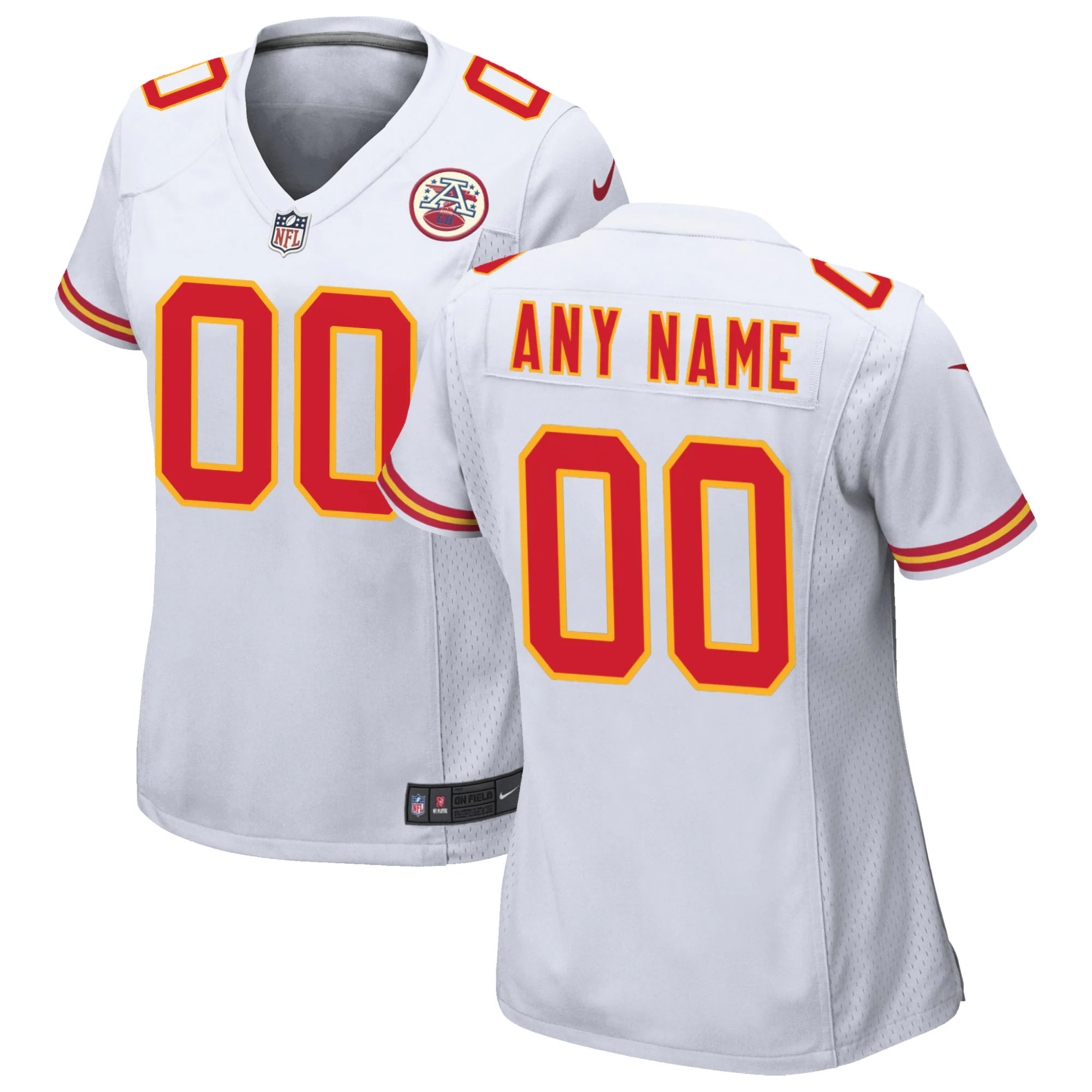 Kansas City Chiefs Nike Women’S Custom Game Jersey – White