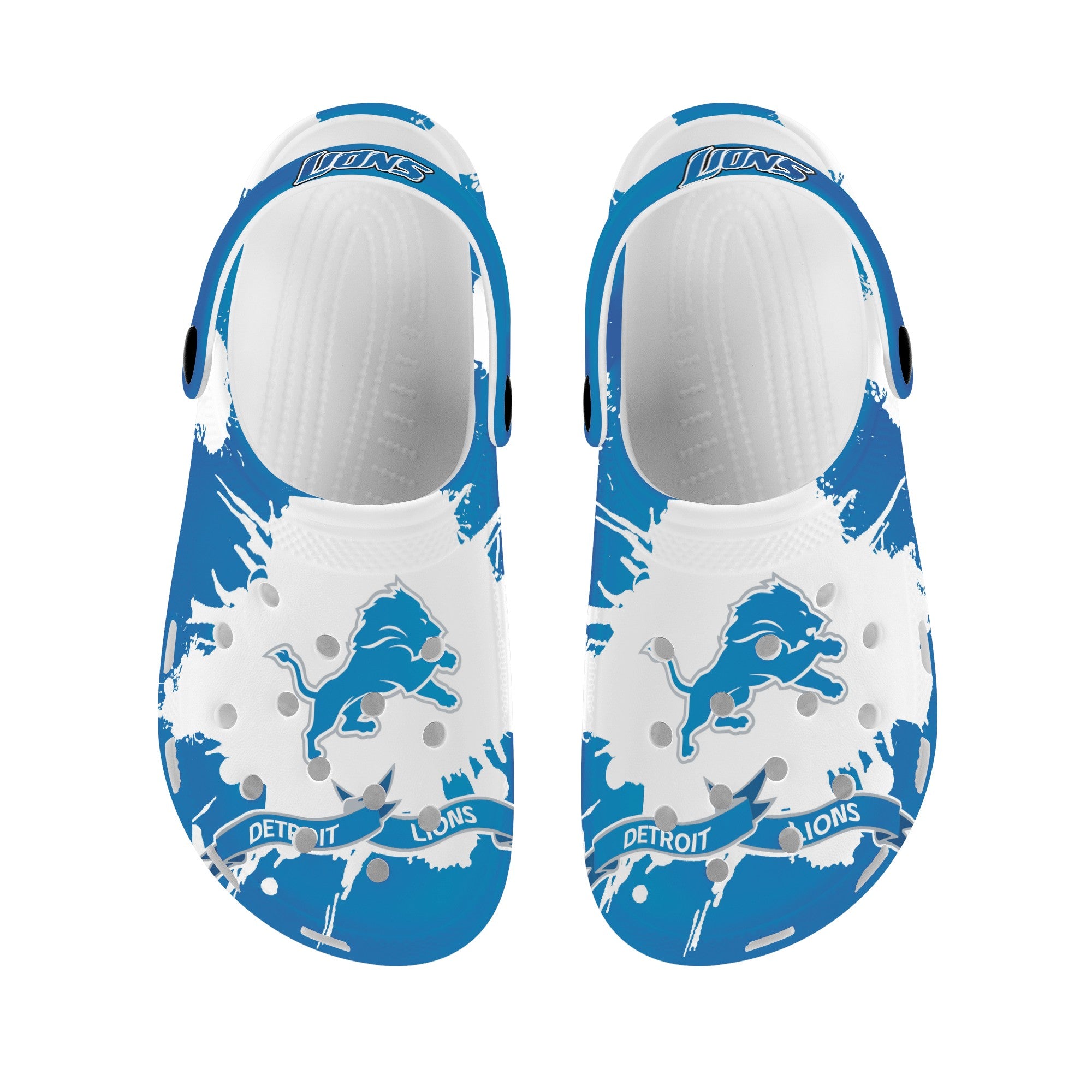 Detroit Lions Crocs Shoes No 02