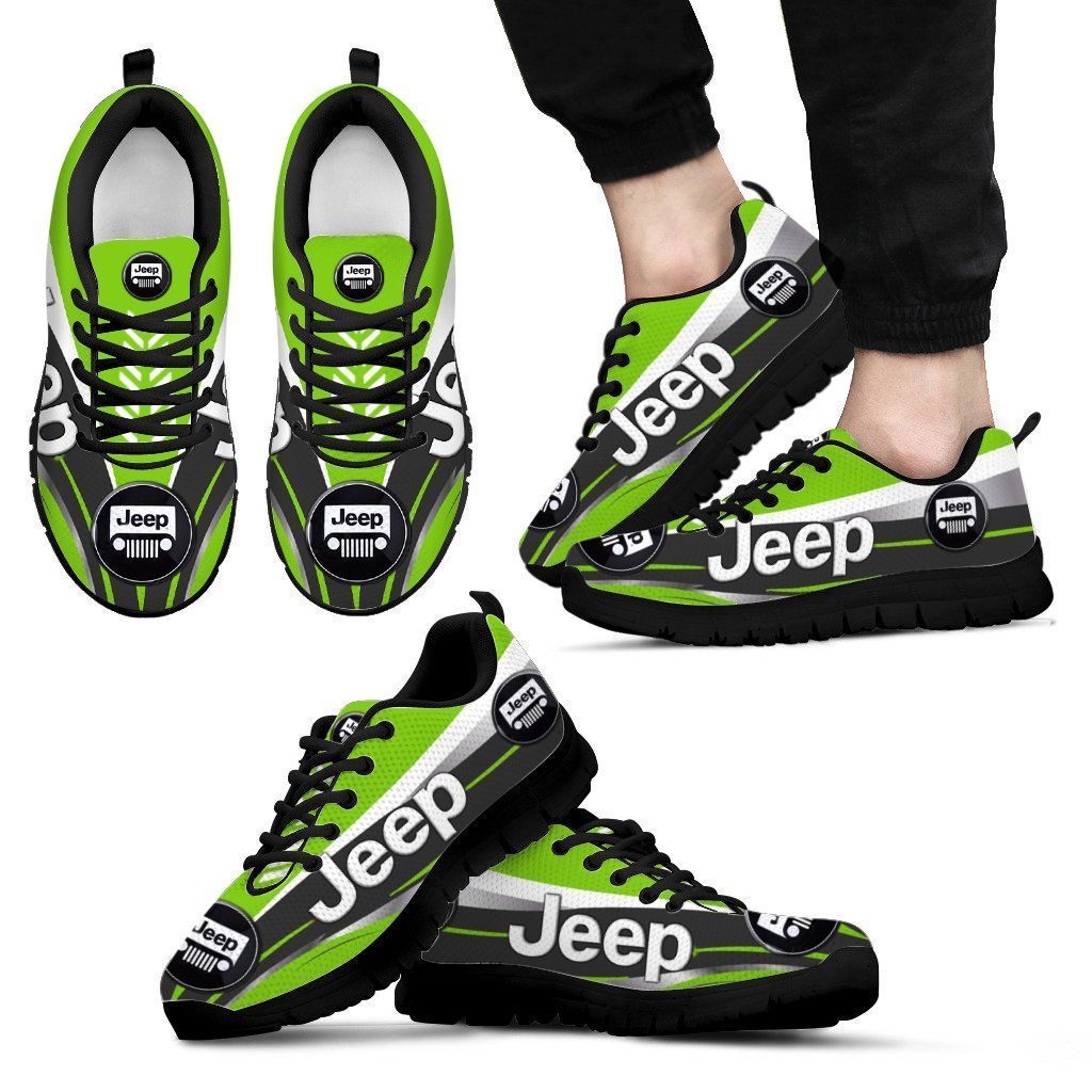 3D Printed Jeep Nth Sneakers Ver 4 For Men & Women (Green)