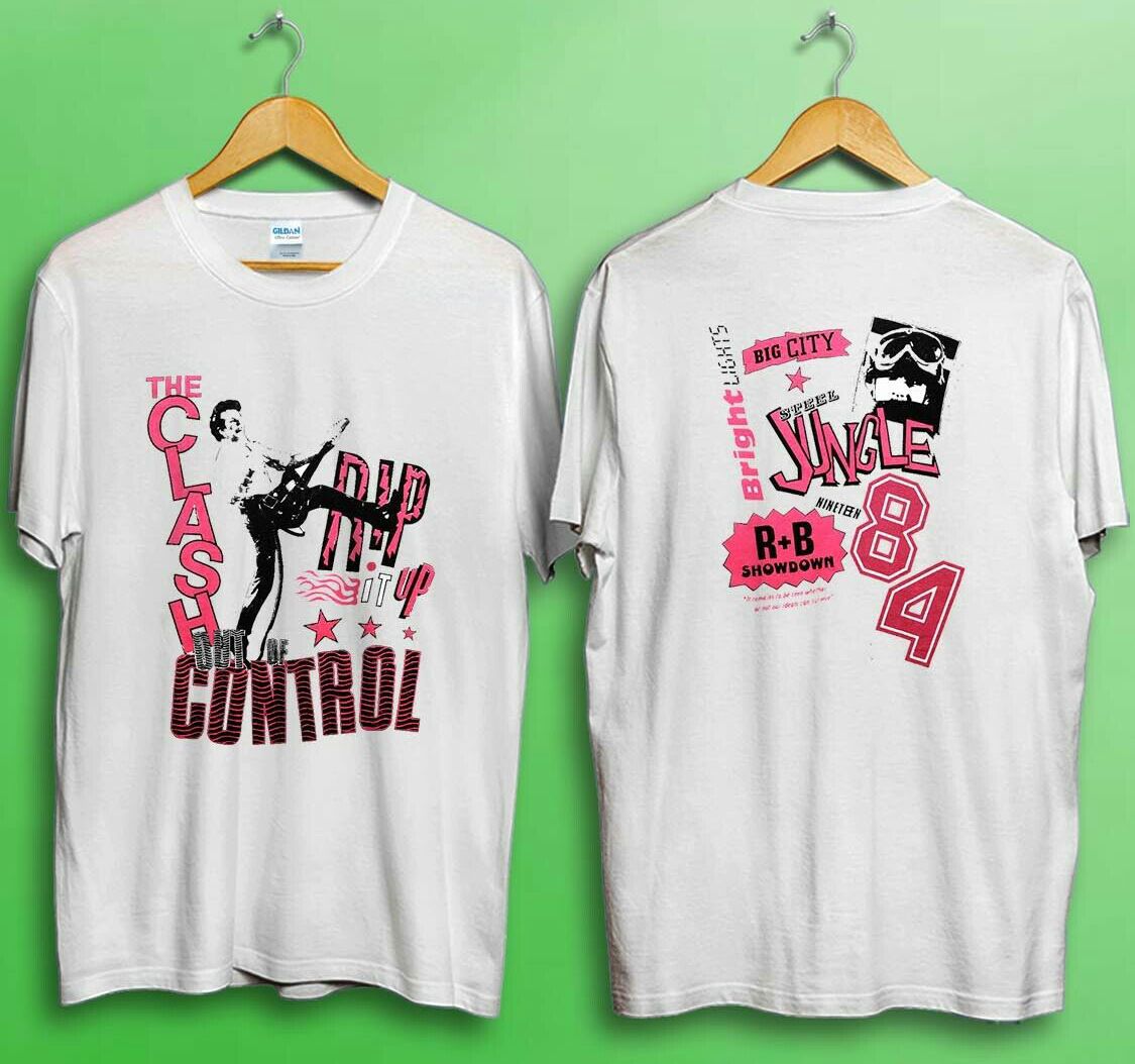 Vintage The Clash 1984 Out Of Control Tour T-Shirt Gildan