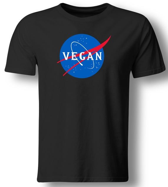 Vegan Nasa T Shirt Gift Spacex Deep Space Herbivore Animal Lover Plant Healthy Gym