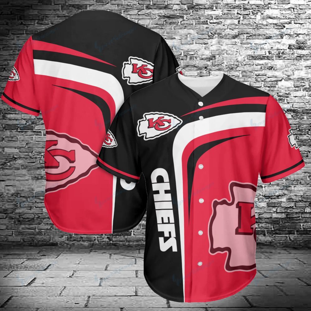 Kansas City Chiefs Baseball Jersey Shirt 430