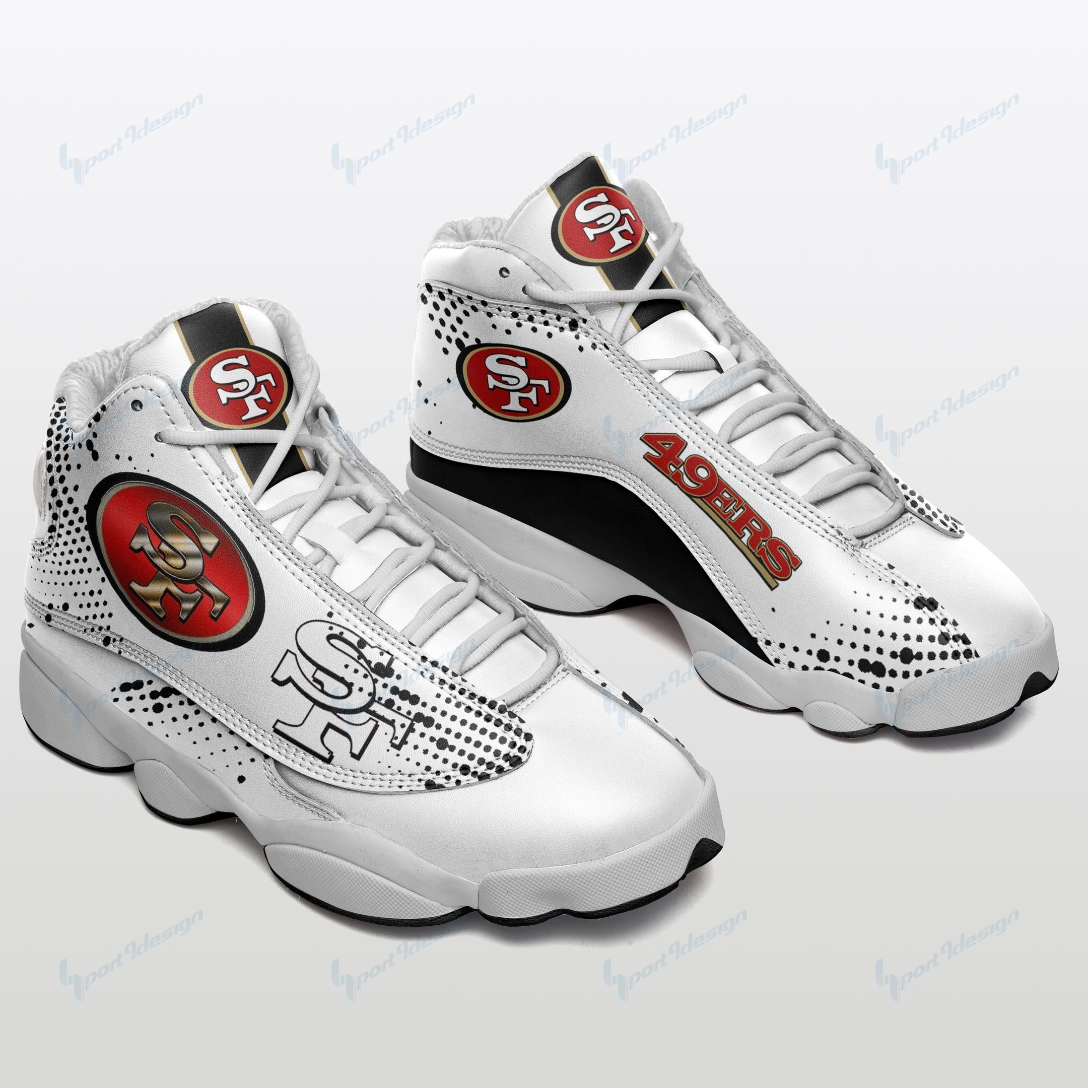 San Francisco 49ers Air JD13 Sneakers 543