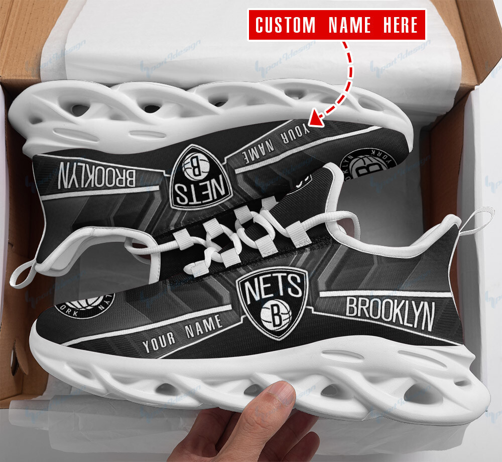 Brooklyn Nets Personalized Yezy Running Sneakers Bg164