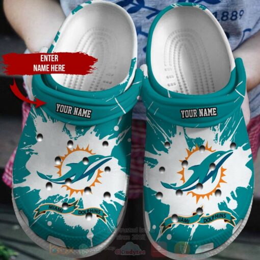 Miami Dolphins 1 Crocs