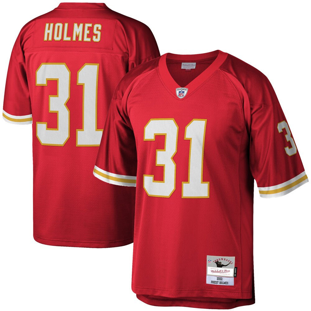 Men’S Kansas City Chiefs Priest Holmes Mitchell & Ness Red 2002 Legacy ...