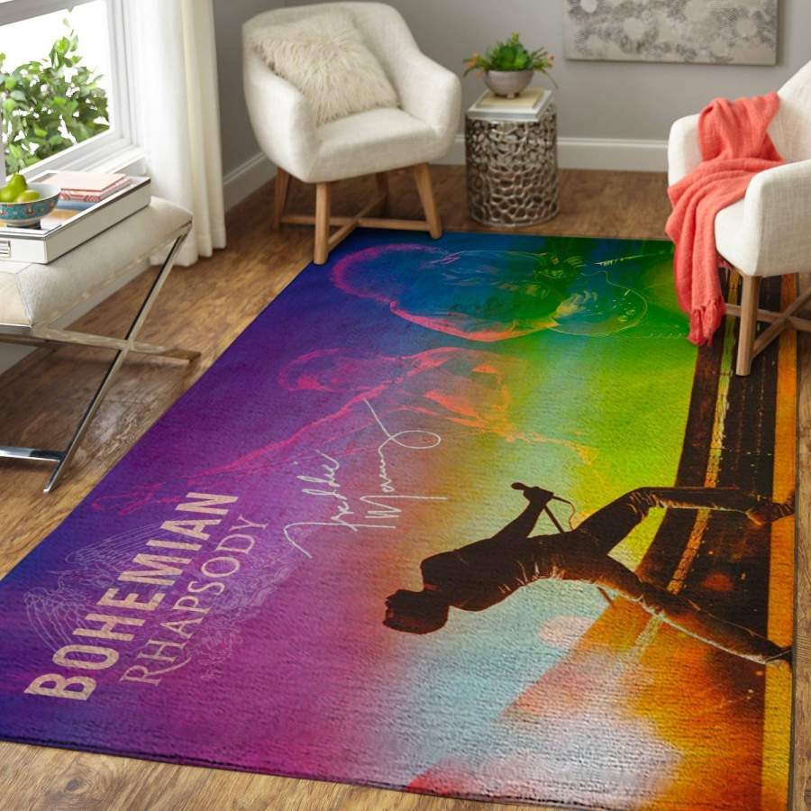 Freddie Mercury – Bohemian Rhapsody Area Rug – Movie OFD 190904