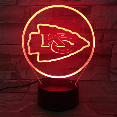 Kansas City Chiefs 3D Led Lamp