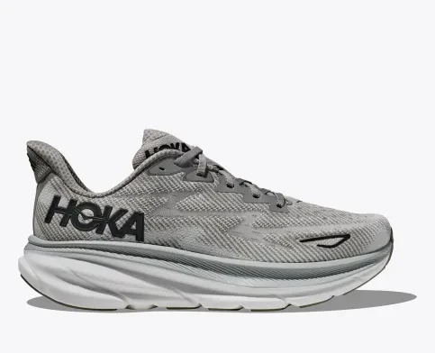 Hoka One One Clifton 9 Harbor Mist Black Shoes Sneakers SNK953837221