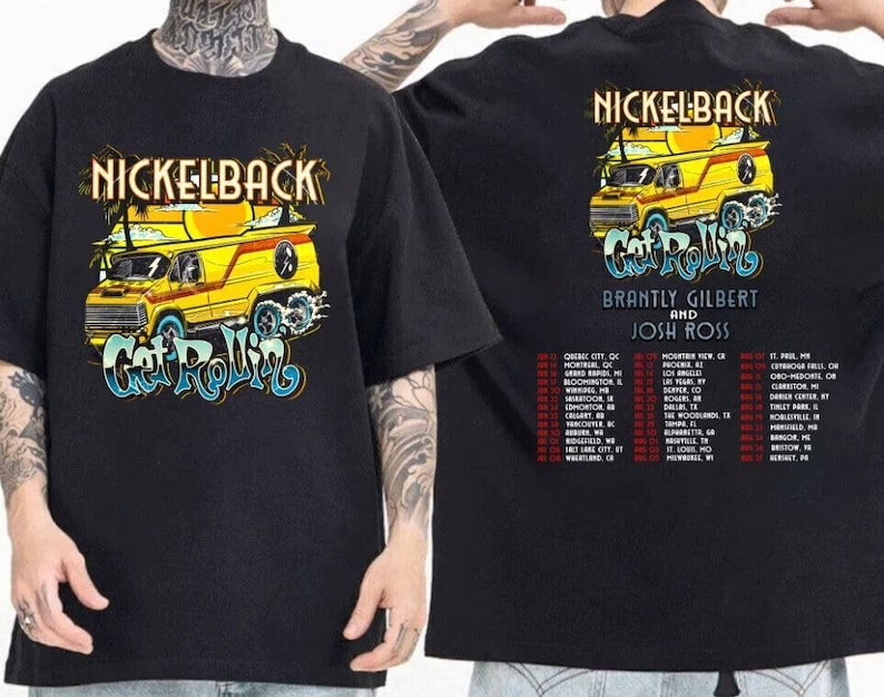 Nickelback Band Music 2023 Tour T Shirt