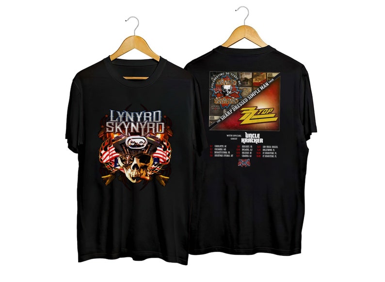 Lynyrd Skynyrd Tour 2023 Shirt, The Sharp Dressed Simple Man Tour 2023 ...