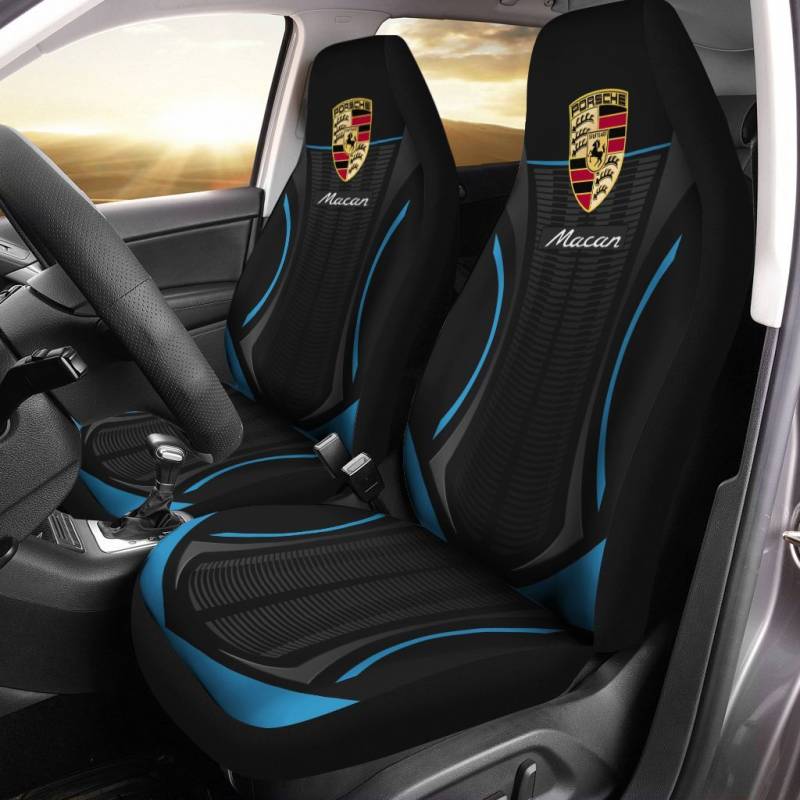 Porsche Macan NCT Car Seat Cover (Set of 2) Ver 2 (Blue)