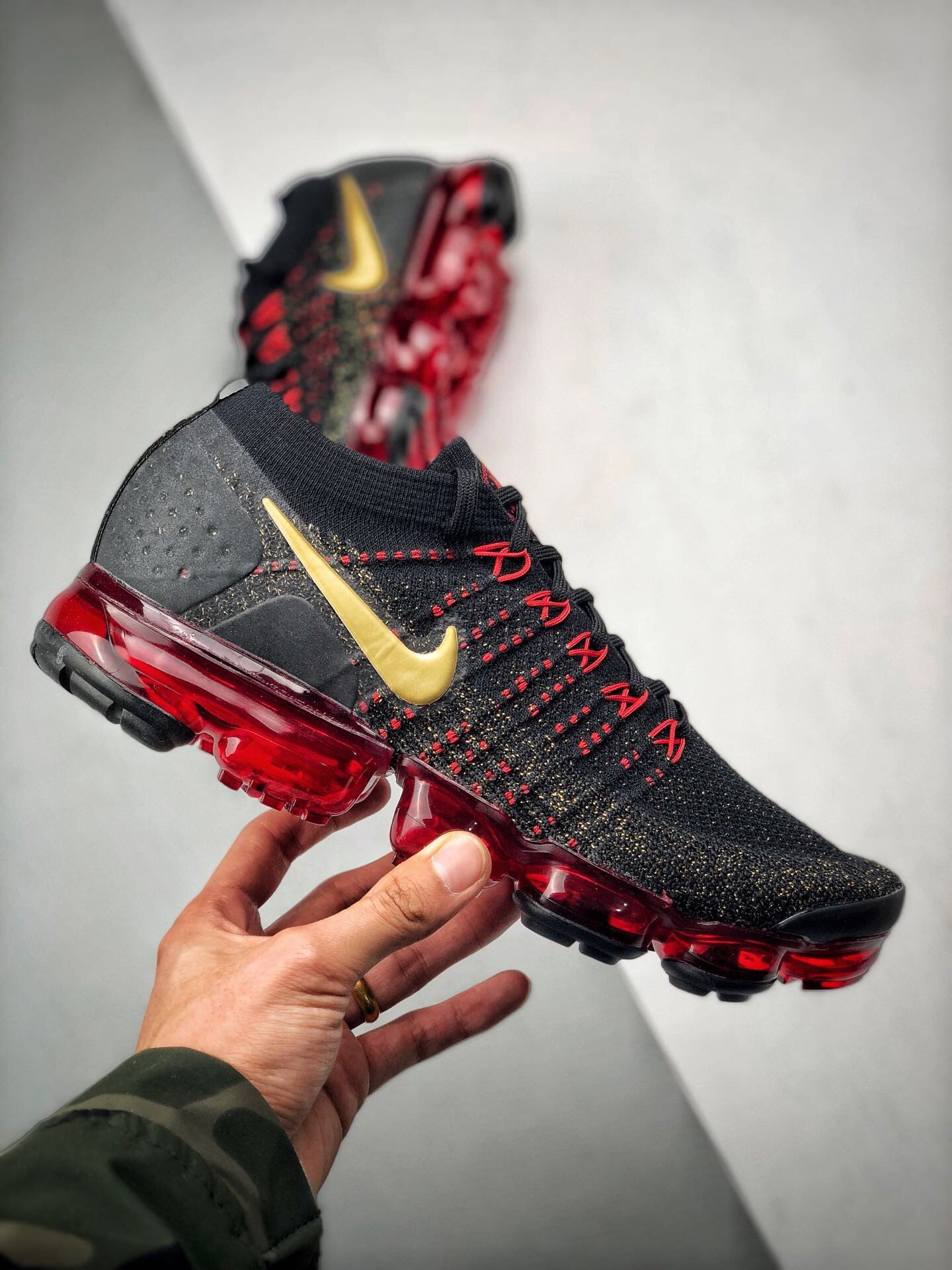 Nike Air VaporMax 2.0 CNY BlackMetallic Gold-University Red 5338554