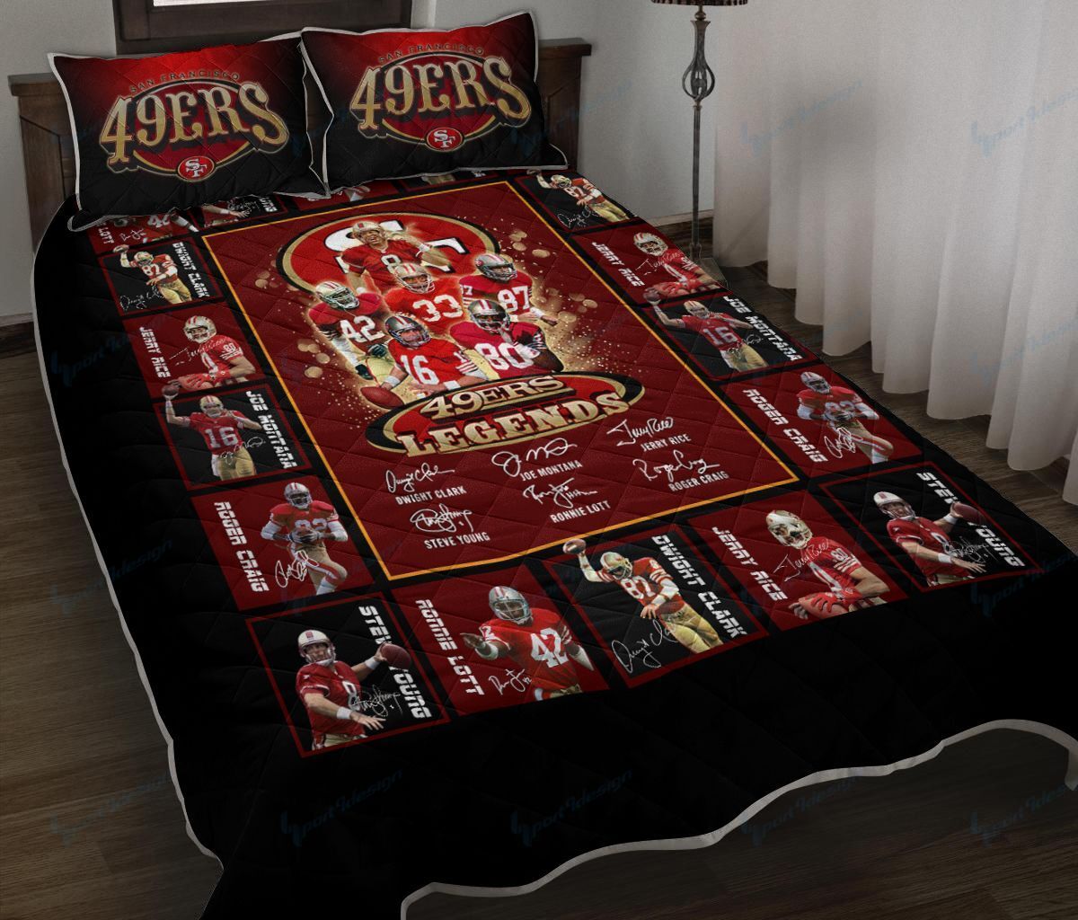 San Francisco 49ers Legend Quilt Set 14