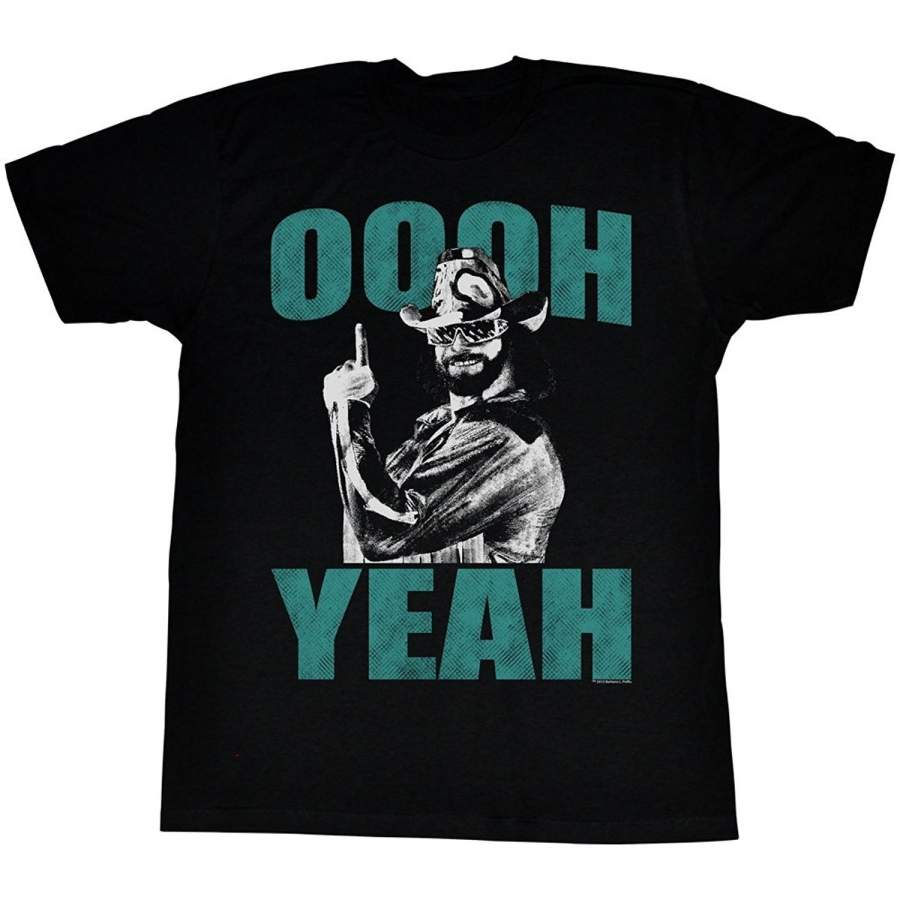 Macho Man 1980’s WWF Heavyweight Wrestler Vintage Style Oooh Yeah Adult T-Shirt