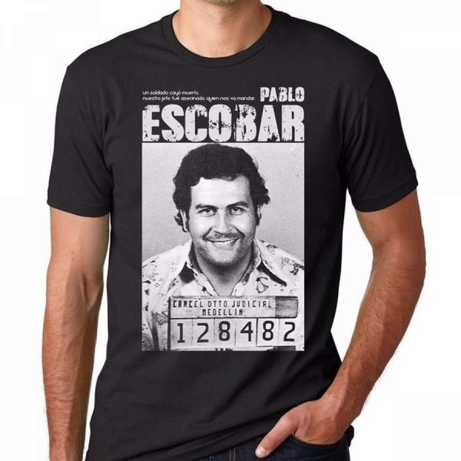 Pablo Escobar Narcos T Shirt Men’S Vintage T-Shirt Personalized T Shirt Mans