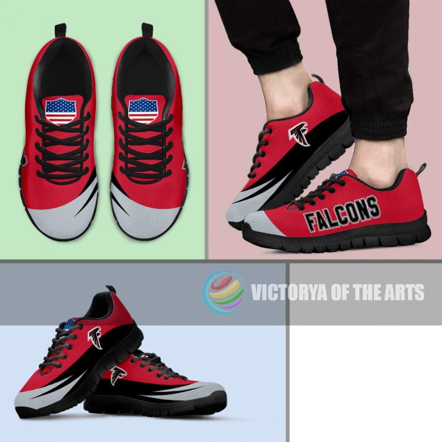 Awesome Gift Logo Atlanta Falcons Sneakers