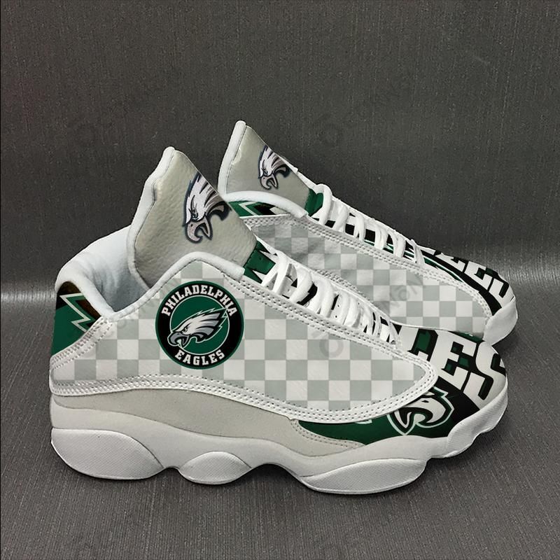 Philadelphia Eagles Air JD13 Sneakers 0125