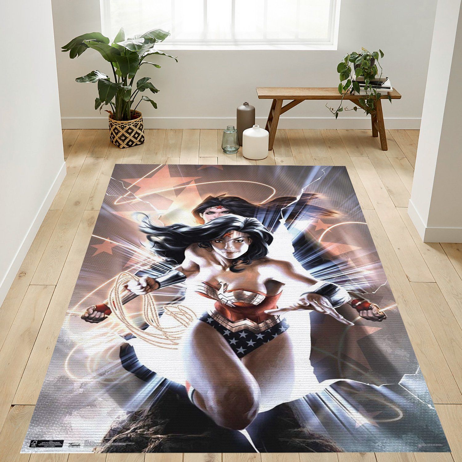 Dc Comics Wonder Woman Area Rug For Gift, Living Room And Bed Room Rug – Home US Decor
