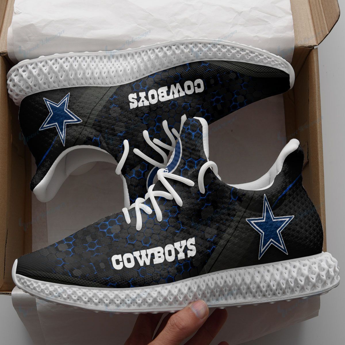 Dallas Cowboys 4D Future Sneakers 13