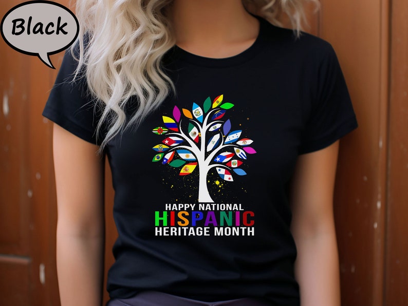 Happy National Hispanic Heritage Shirt, Hispanic Heritage Month T-Shirt, Hispanic Heritage Country Tee