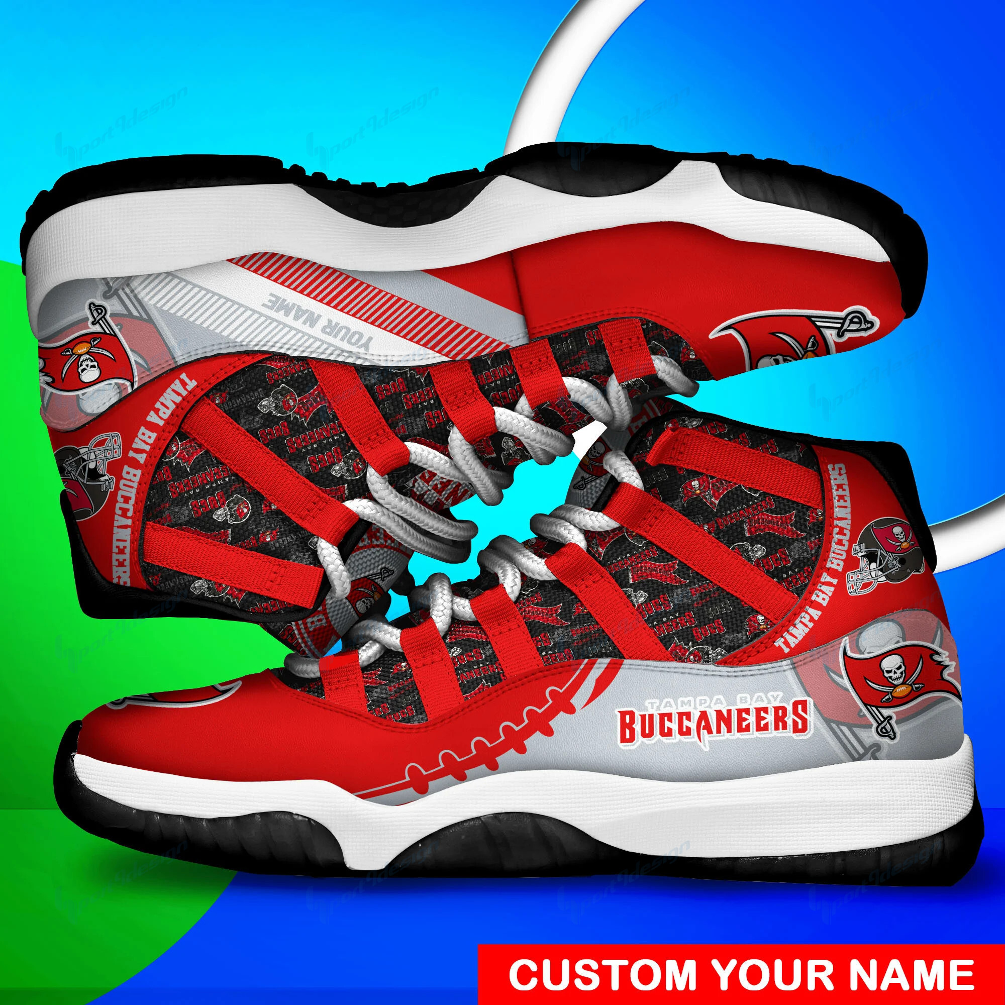 Tampa Bay Buccaneers Personalized Ajd11 Sneakers Bg178