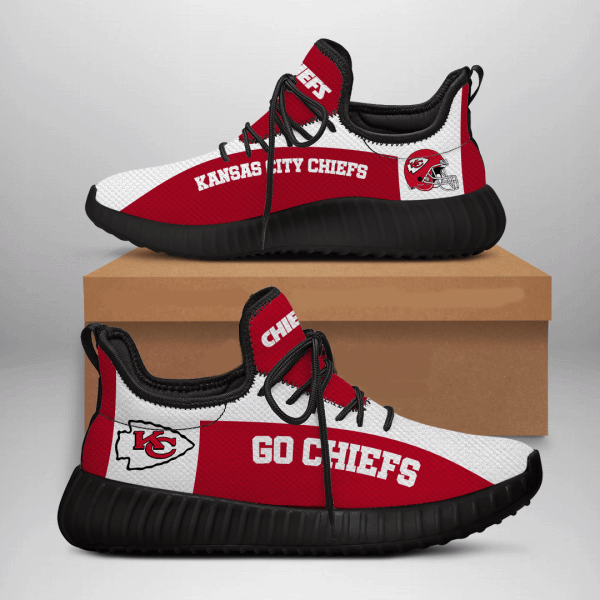 Kansas City Chiefs Sneakers Custom Shoes Black Shoes Fan