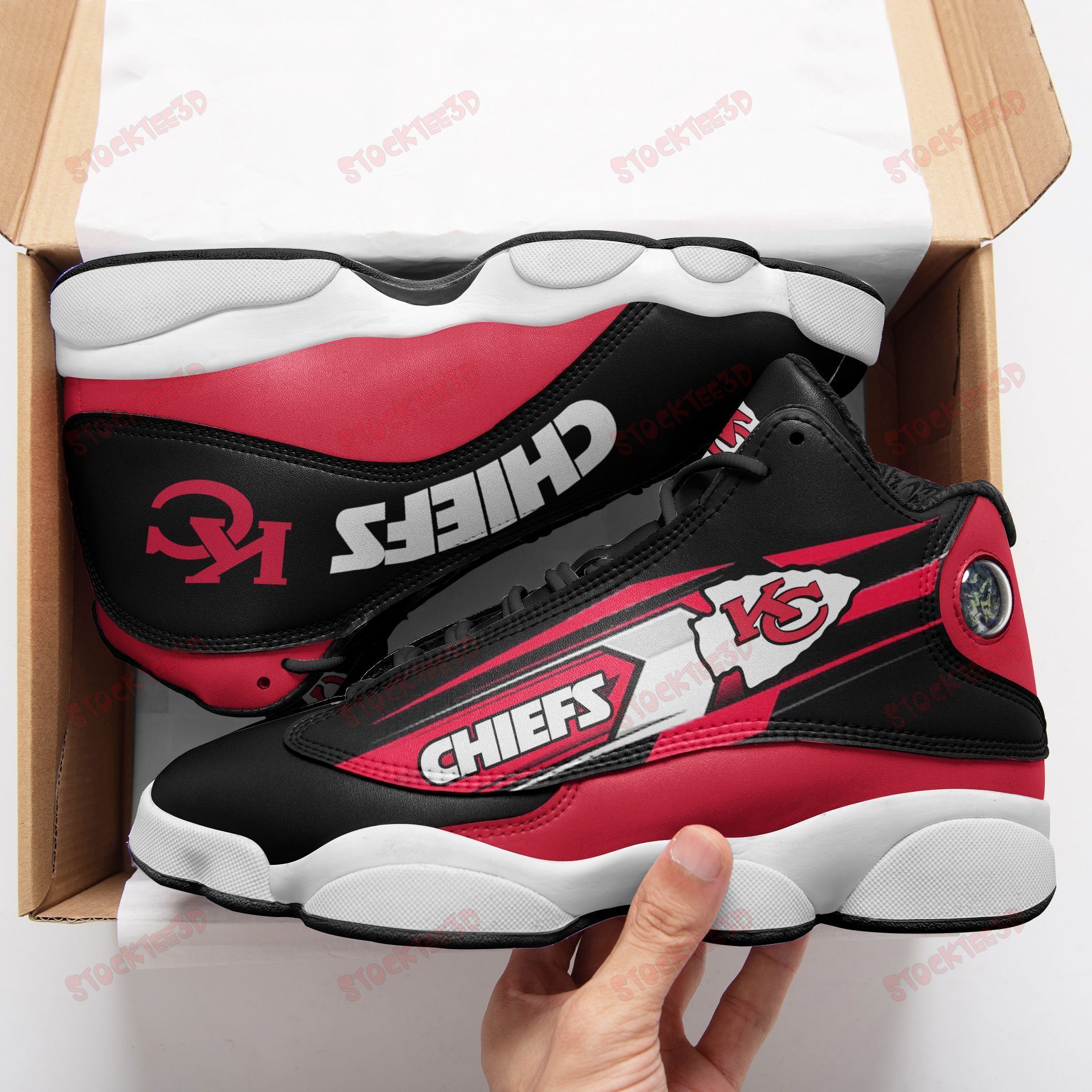 Kansas City Chiefs Air Jd13 Sneakers 658