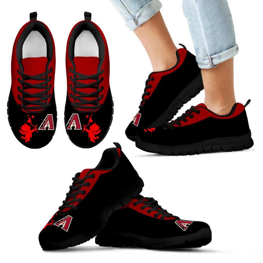 Cute Cupid Angel Background Arizona Diamondbacks Sneakers