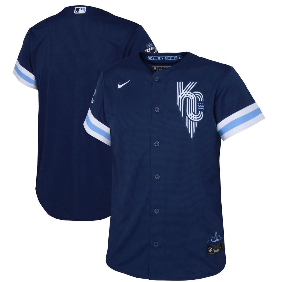 Kansas City Royals Preschool 2022 City Connect Replica Jersey – Navy