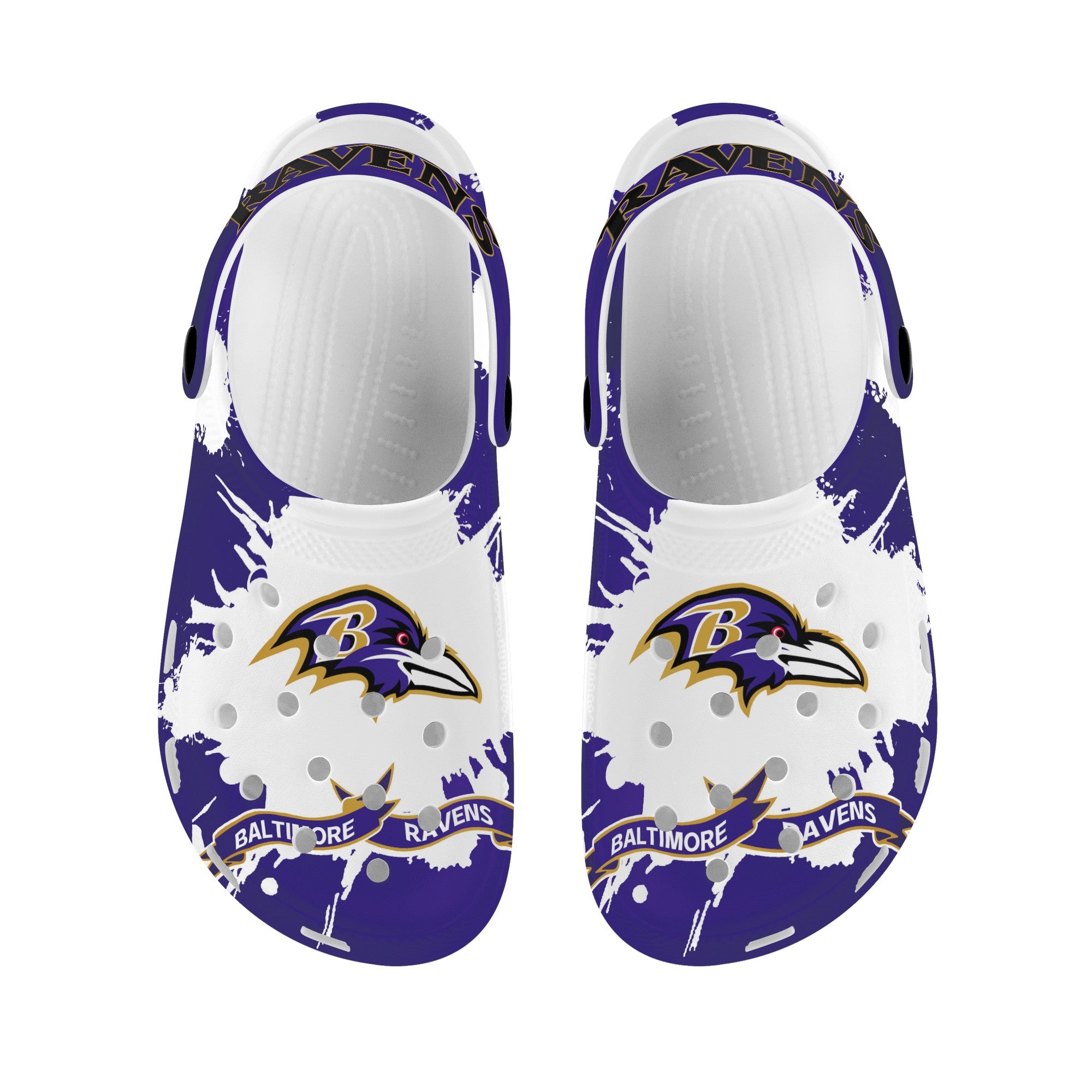 Baltimore Ravens Crocs Shoes No 02