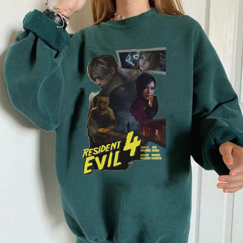 Resident Evil 4 Racoon City Survivors Sweatshirt, Resident Evil Leon Kennedy Shirt