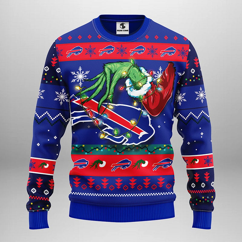 Buffalo Bills Grinch Ugly Christmas Sweater