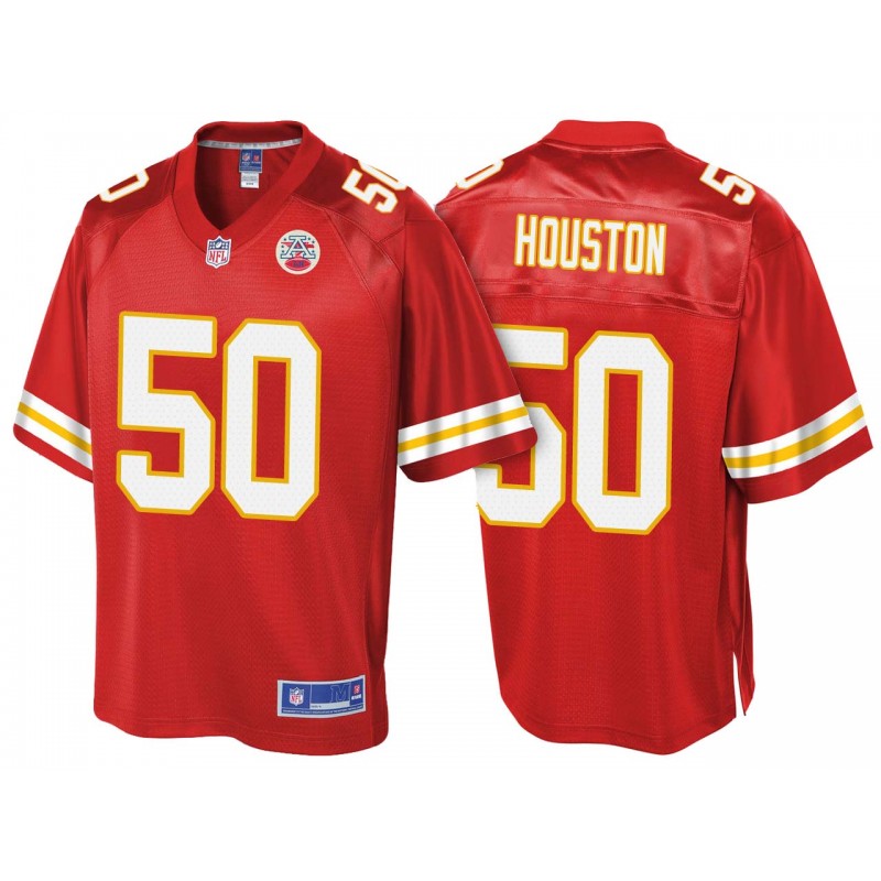 Kansas City Chiefs Justin Houston Pro Line Team Color Jersey Red – All Stitched, Embroidery