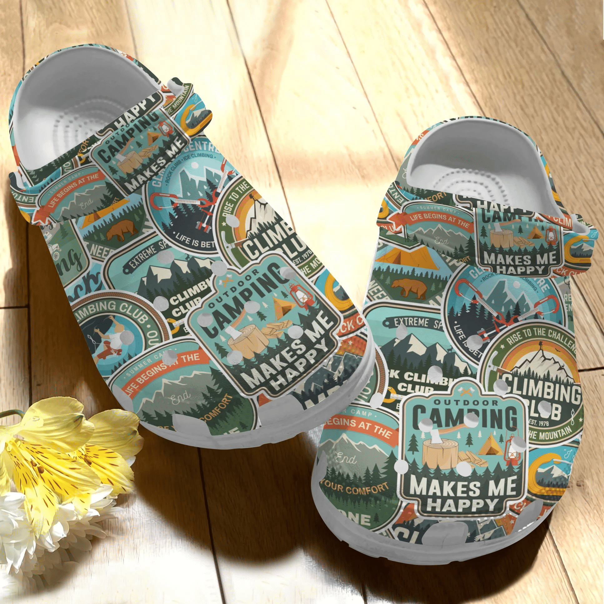 Camping Tag Shoes Clog – Outdo …