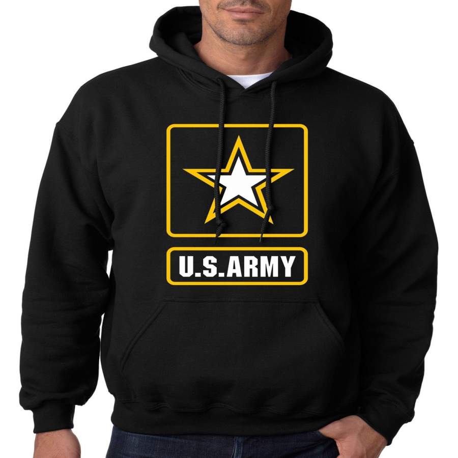 Army Logo Hoodie United States Military Hooded Sweatshirt Us Army Ranger Us Usa